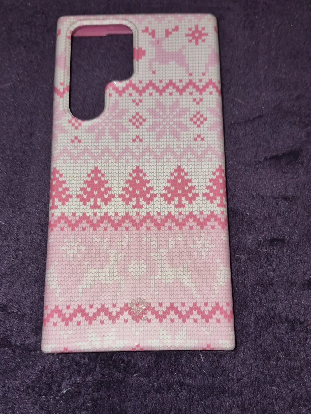 Velvet Caviar Bubble Gum Sweater Christmas Case Samsung S23 Ultra